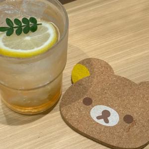 만화 1PC Rilakkumas 식탁 플레이스 매트 코스터 주방 액세서리 매트 컵 바 머그잔 만화 동물 음료 패드