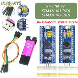 ST-LINK V2 STM32F103C6T6 STM32F103C8T6 ARM STM32 최소형 마이크로 시스템 개발 보드 모듈 아두이노용