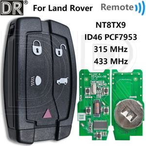 그레이트 NT8TX9 ID46 PCF7953 랜드 로버 레인저 로버 스포츠 LR2 프리랜더 2 3 용 315/433MHz 자동차 원격 제어 스마트 키