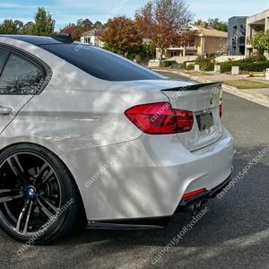 BMW 3 시리즈 F30 F31 스포츠 범퍼 2012-2018용 리어 범퍼 디퓨저, 사이드 스커트 스플리터 립 바디킷 블레이드 모드 튜닝 ABS