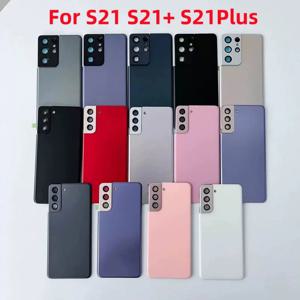 삼성 갤럭시 S21 5G G991용 AAA 고품질 배터리 백 커버, S21 플러스 5G G996 G996B 하우징 케이스용 유리 커버 후면 도어