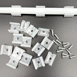 6mm 8mm 12mm 15mm LED 스트립 고정 클립 홀더 커넥터 액세서리 (2835 5050 네온 조명 고정용 나사 포함) 유연한 COB 버클