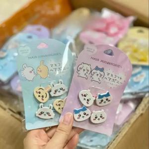 새로운 이지 Bb 클립 소녀 귀여운 헤어핀 학생 고무줄 귀여운 우사키 하치와레 만화 캐릭터 앞머리 헤어 액세서리