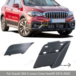 스즈키 SX4 S-크로스 크로스 페이스리프트 2016 2017 2018 2019 2020 프론트 범퍼 견인 고리 커버 캡 트레일러 운반 아이 커버 뚜껑