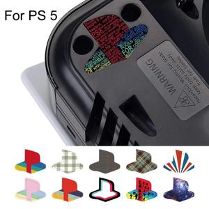 PS5 콘솔 용 6/12Pcs 스킨 스티커 플레이 스테이션 5 콘솔 용 비닐 데칼 스킨 사용자 정의 디자인 스킨 스티커 크리 에이 티브 데칼