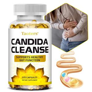 Candida Cleanse - 간 정화, 해독, 장 건강 지원, 대장 정화, 에너지 증진, 120 캡슐