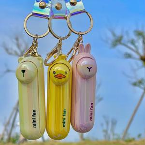 귀여운 미니 선풍기 휴대용 접이식 침실 사무실 USB 충전 배터리 탁상용 냉각 도매