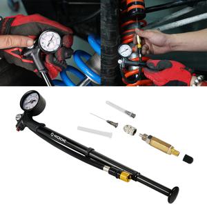 KTM 야마하 혼다 폴라리스 RZR 아크틱 300psi 포크 리어 서스펜션 쇼크 업소버 자전거용 에어 펌프 질소 충격 니들