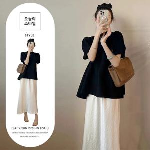 우아한 순수한 욕망 여름 의상 플러스 사이즈 슬리밍 솔트 시스템 패셔너블 투피스 세트 트렌디 드레스 여성스러운 고급스러움