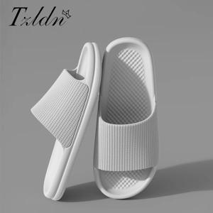 TZLDN 여성 여름 슬리퍼 남성 홈 신발 가정용 실내 욕실 목욕 커플 EVA 슬리퍼 샌들 슬리퍼 미끄럼 방지