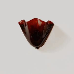 컬러 유리 벽 램프 프랑스 복고풍 유리 스커트 라이트 와비사비 스타일 거실 복도 통로 침실 침대 옆 벽 조명