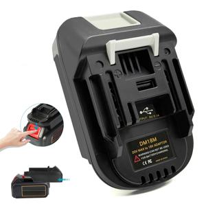 밀워키용 DM18M 배터리 어댑터, 디월트용, 마키타 Bl1830 Bl1850 배터리 20V를 18V로 변환