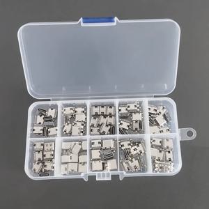 100개/박스 10모델 USB 타입 C 여성 소켓 6/16핀 커넥터 납땜 SMD SMT PCB DIY 수리용 USB 타입-C 어댑터