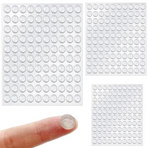 100pcs 투명 실리콘 충돌 방지 범퍼 패드, 캐비닛 도어 가구 서랍 옷장용 자체 접착 보호 스토퍼