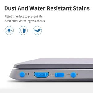 범용 USB Type-C 인터페이스 먼지 방지 커버, 실리콘 노트북용 먼지 방지 플러그, 노트북 액세서리용 먼지 방지 캡 세트