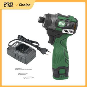 17V 브러시리스 전기 드라이버 140Nm 무선 전원 드라이버 3단 리튬 이온 배터리 LED 조명 목공용 PROSTORMER