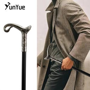 은색 찻주전자형 금속 지팡이 신사 빈티지 워킹 스틱 장식용 지팡이 코스프레 영화 소품 지팡이 트레킹 폴