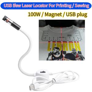 승화 DTF 열 프레스 레이저 정렬 적외선 발견자 레이 위치 장비 승승화기 USB 레이저 빛 포인터 십자가 스티치