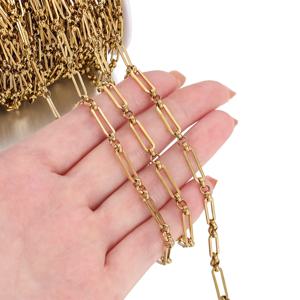 1미터/묶음 304 스테인리스 스틸 체인 4x14mm 수제 체인 DIY 목걸이 팔찌 보석 제작 액세서리