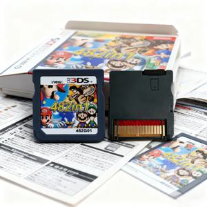482 in 1 컴필레이션 DS NDS 3DS 3DS NDSL 게임 카트리지 카드 비디오 게임 휴대용 플레이어 게임 카드 (R4 카드)