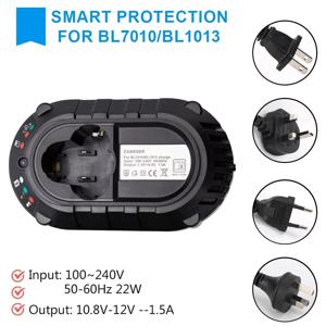 Makita BL1013 BL1014 10.8V 12V 리튬 이온 배터리 DC10WA 전기 드릴 전동 공구 EU UK AU US 플러그 용 교체 배터리 충전기