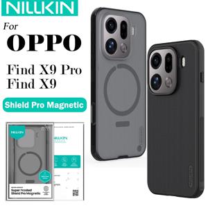 Nillkin OPPO Find X9 Pro용 마그네틱 슈퍼 프로스트 쉴드 프로 폰 케이스 지문 방지 충격 방지 백 커버