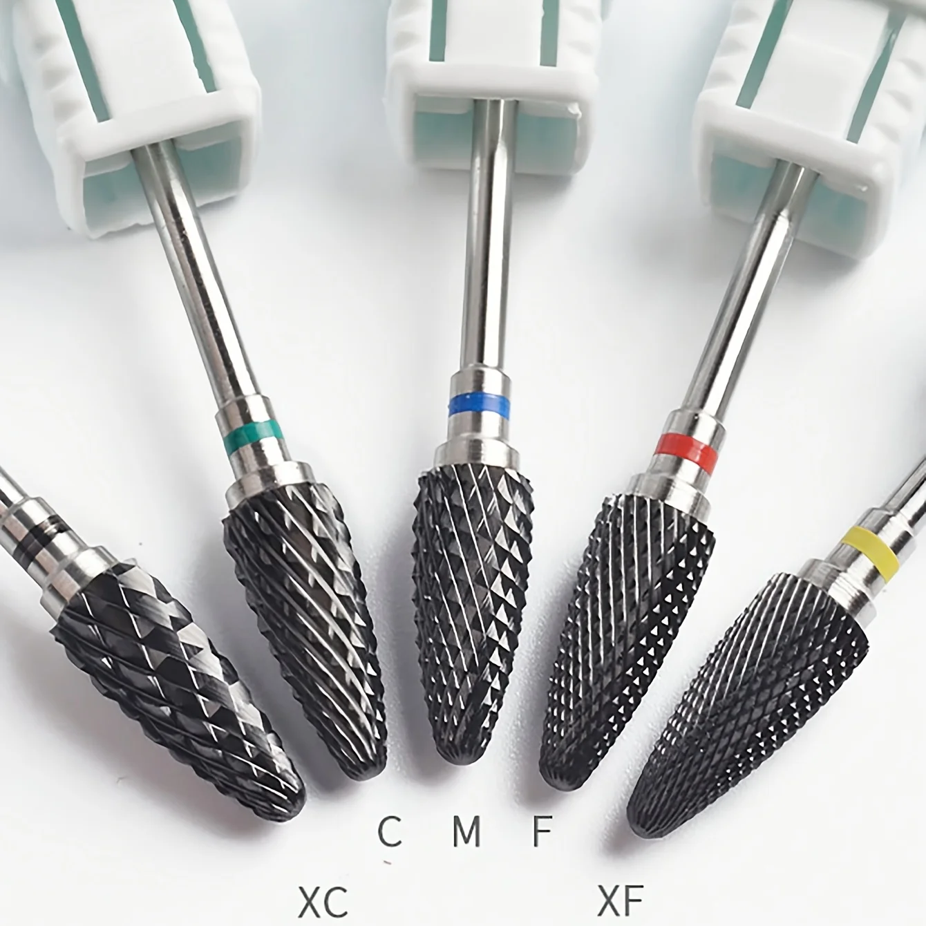 1or5pcs 블랙 세라믹 네일 드릴 비트 3/32'' 안전하고 전문적인 네일 클리닝 폴리싱 헤드 각질 및 죽은 피부 제거용