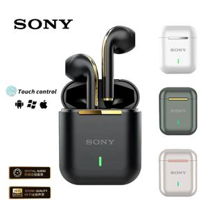 기존 소니 J18 TWS 무선 이어폰 블루투스 Ture 스포츠 헤드폰 HiFI 스테레오 게임 마이크가있는 방수 헤드셋
