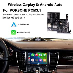포르쉐 파나메라 카이엔 마칸 카이마 911 918 PCM 3.1용 새로운 무선 CarPlay 및 Android Auto, AutoLink AirPlay 카플레이