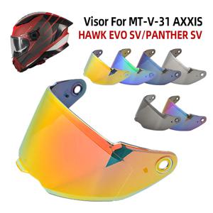 MT-V-31 AXXIS HAWK EVO SV PANTHER SV 오토바이 헬멧 렌즈 앞유리 자외선 차단 모토 카스코 액세서리