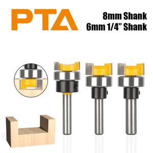 6MM 6.35MM 8MM D19.05MM 패턴 라우터 비트 목공 밀링 커터 (목재용) 페이스 밀 카바이드 커터 엔드밀 페이스 밀