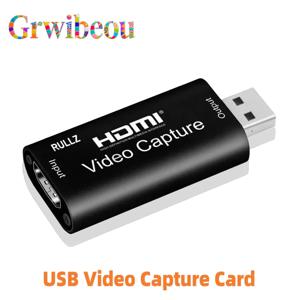 HDMI 호환 USB 비디오 캡처 카드 1080P USB 2.0 게임 그래버 박스 PS4 DVD 카메라 PC 녹화 라이브 스트리밍