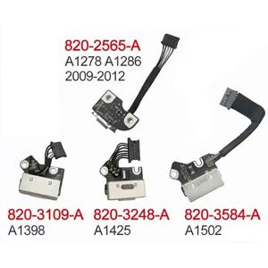 맥북 프로 A1297 A1286 A1278 A1398 A1425 A1502 DC 전원 잭 보드 820-3248 820-2565-A 820-3109-A 820-3584-A