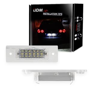 파사트 B6, 바리안트 B5, VW 골프 MK5 플러스, 캐디, 투란, 제타 VI, 트랜스포터 T5용 후면 LED SMD 번호판등 2개