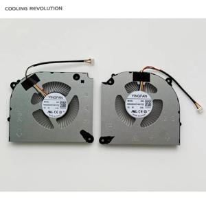 YINGFAN 모델 2NQ NB800805HHT4B01F22 2NP NA850805HHT4B01F22 5V 0.5A 용 새 원본 노트북 CPU GPU 냉각 팬