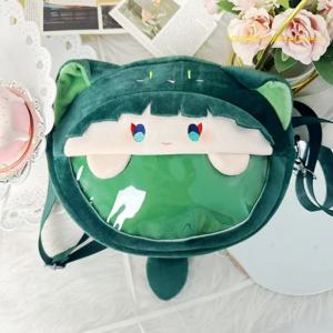 애니메이션 약사의 일기 마오마오 귀여운 플러시 이타백 크로스백 코스프레 카와이 애니메이션 메신저 백 숄더백 학생용 가방
