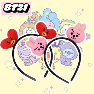 BT21 아이돌 한국 만화 캐릭터 헤어밴드 헤어 악세사리 머리 장식 유명인 상품 귀여운 응원 악세사리 2026