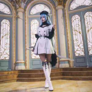 애니메이션 Akame Ga KILL Esdeath 코스프레 의상 모자 양말 의상 여성 Esdeath Empire General 의상 풀 세트 할로윈 파티