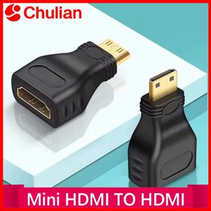 미니 HDMI 호환 남성-여성 어댑터 변환기 미니 PC HDTV HD 카메라용 1080P 2K 4K