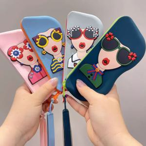 실리콘 안경 가방, 소형품 가방, 방수 안경 케이스, 화장품 동전 가방, 방진 다기능 보관 가방