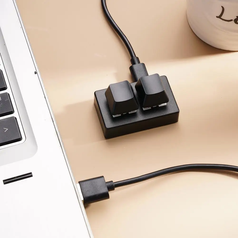 2키 단축키 키보드 복사 및 붙여넣기 USB 사용자 정의 프로그래밍 가능 매크로 기계식 키보드 핫키 마우스