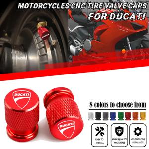 오토바이 CNC 타이어 밸브 캡 (두카티 디아벨 V2 V4 400 620 695 696 796 821 몬스터 959 1199 1299 파니갈레 848 /EVO 1198/S/R 용)