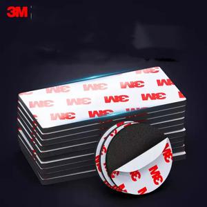 3M 강력 폼 양면 접착 테이프 사각/원형 고점도 벽용 두꺼운 EVA 폼 테이프 방수 흔적 없는 테이프