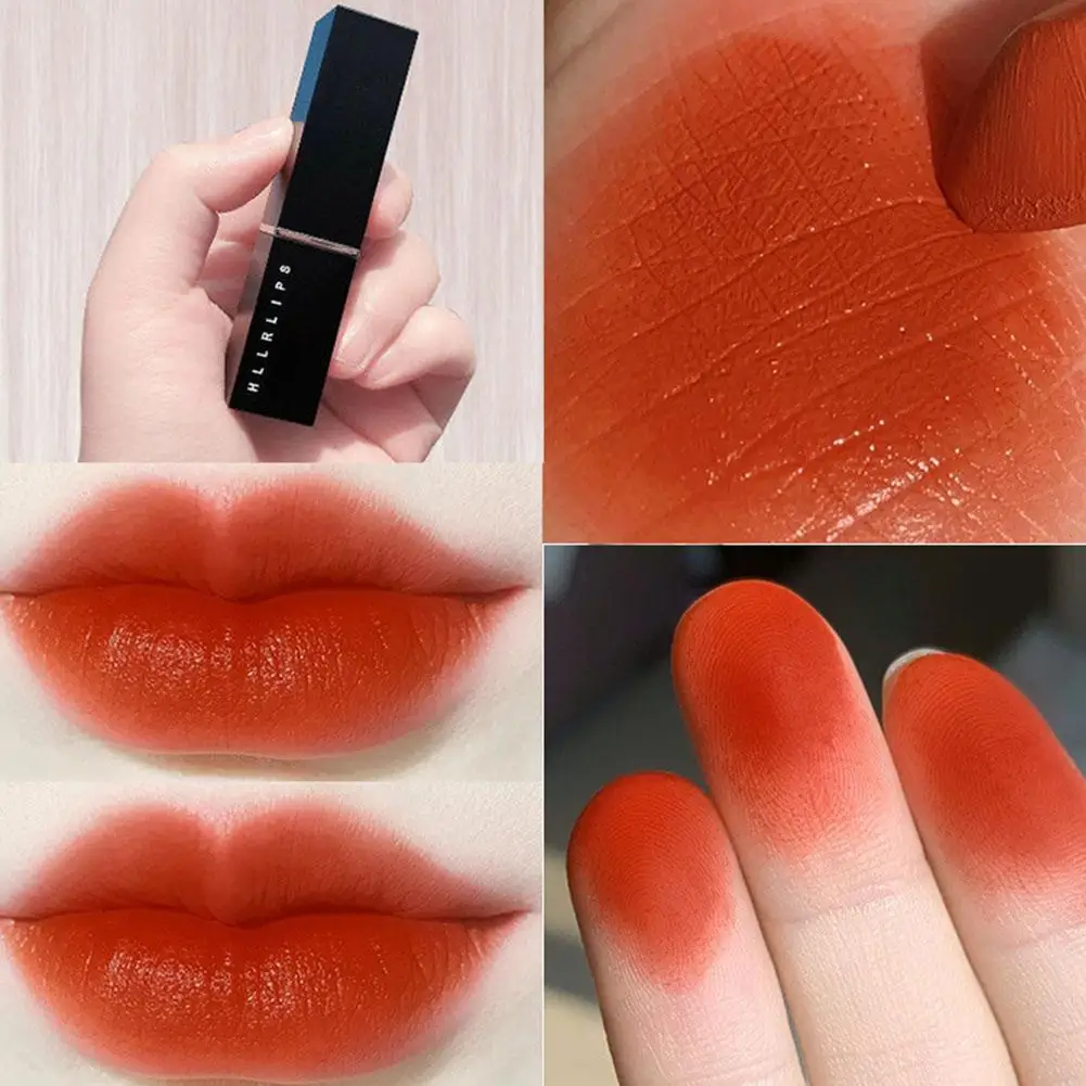 8 가지 색상 립스틱 방수 땀 방지 오래 지속되는 메이크업 글리터 매트 벨벳 누드 립스틱 여성 화장품 메이크업 립 뷰티