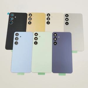 삼성 S24 플러스 S24Plus S24+ 배터리 커버 후면 도어 하우징 교체 케이스 (갤럭시 S24 및 카메라 렌즈 포함)