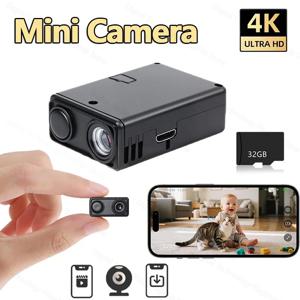 4K 카메라 WiFi 무선 원격 모니터 원격 보안 감지 캠코더 보안 보호 실내 실시간 감시