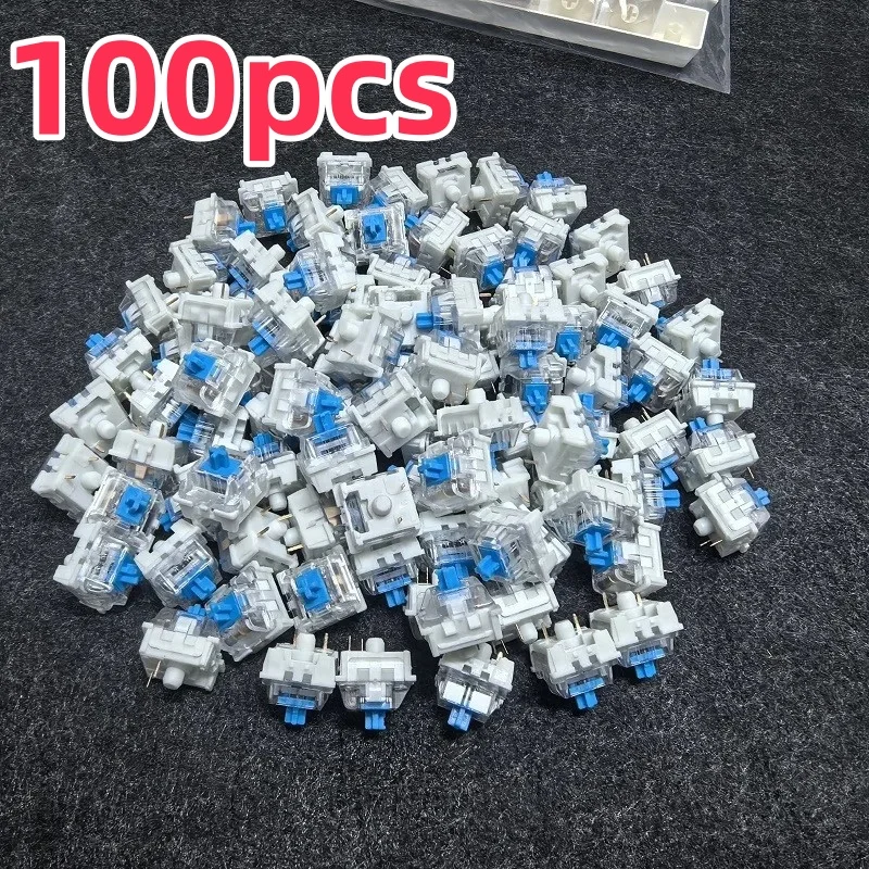 20/50/100pcs 키보드 스위치 키보드 클리커 키 교체 3 핀 촉각 스위치 교체 부품 용 플라스틱 유니버설 조인트