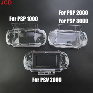 JCD 1pcs 크리스탈 투명 하드 보호 케이스 커버 셸 PsVita Psv PSP 1000 2000 3000 전신 보호기 스킨 케이스