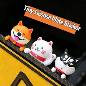 3D 오토바이 장식 인형 자동차 대시보드 장식 스티커 번호판 장식품 배터리 자동차 스티커 수정된 자전거 액세서리