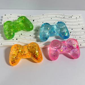 스트레스 해소 장난감 게임 컨트롤러 스퀴시 피젯 장난감 투명 스타 스퀴즈 장난감 안티 스트레스 장난감 친구 크리스마스 선물